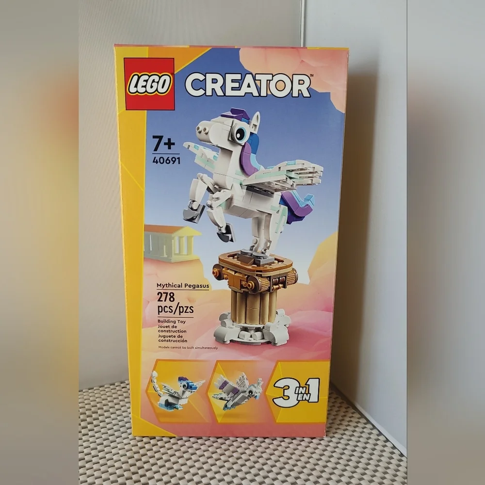 Lego Creator 40691 Mythical Pegasus 3-in-1 NWT Building Toy Set